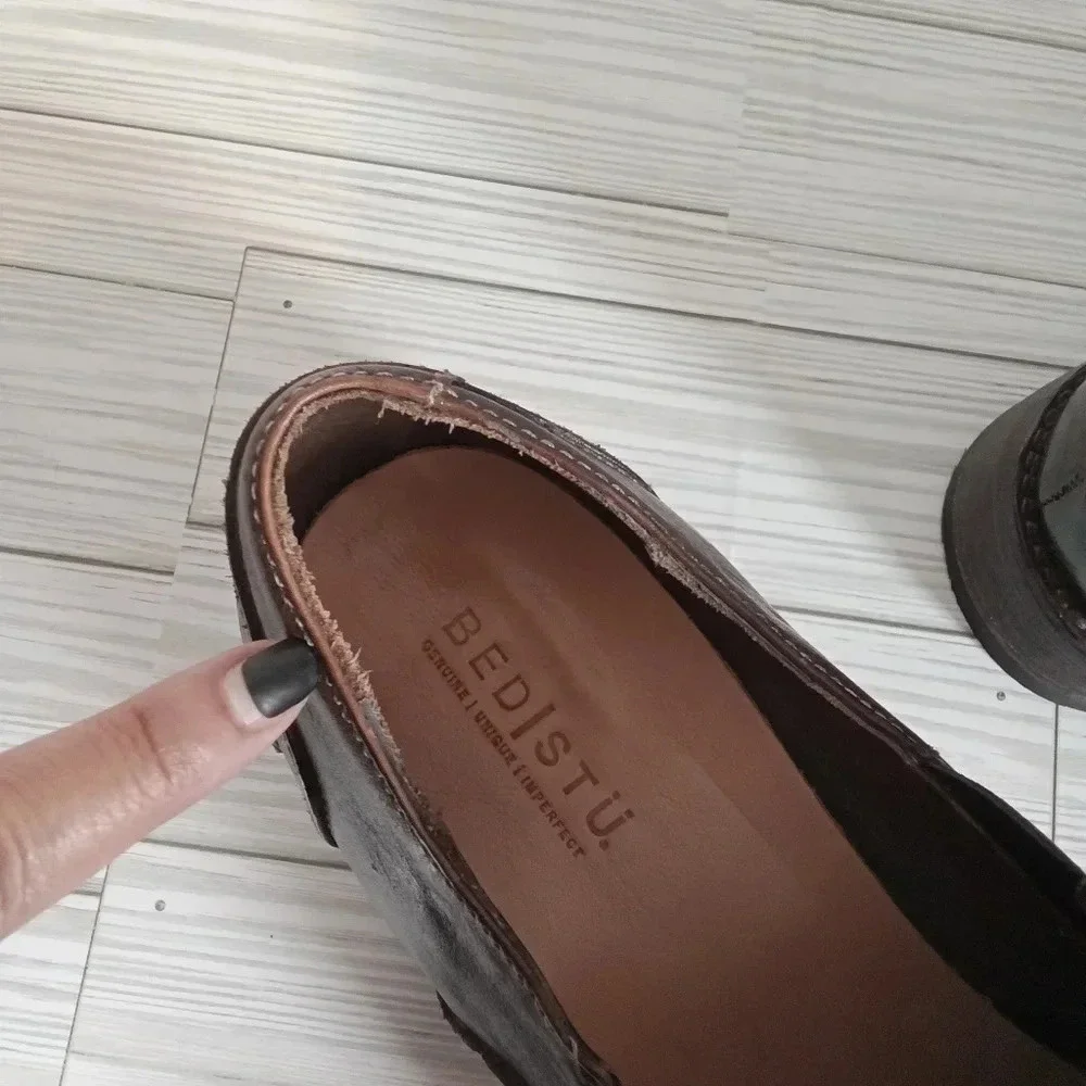 Bed stu scoring series cobbler genuine leatherprofessional office men's 11.5